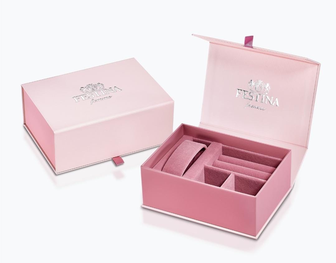 OROLOGIO FESTINA MADEMOISELLE F20744/4 VERDE CINGHIA ACCIAIO INOSSIDABILE, DONNA