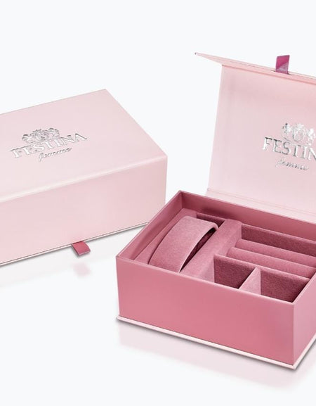 OROLOGIO FESTINA MADEMOISELLE F20744/4 VERDE CINGHIA ACCIAIO INOSSIDABILE, DONNA