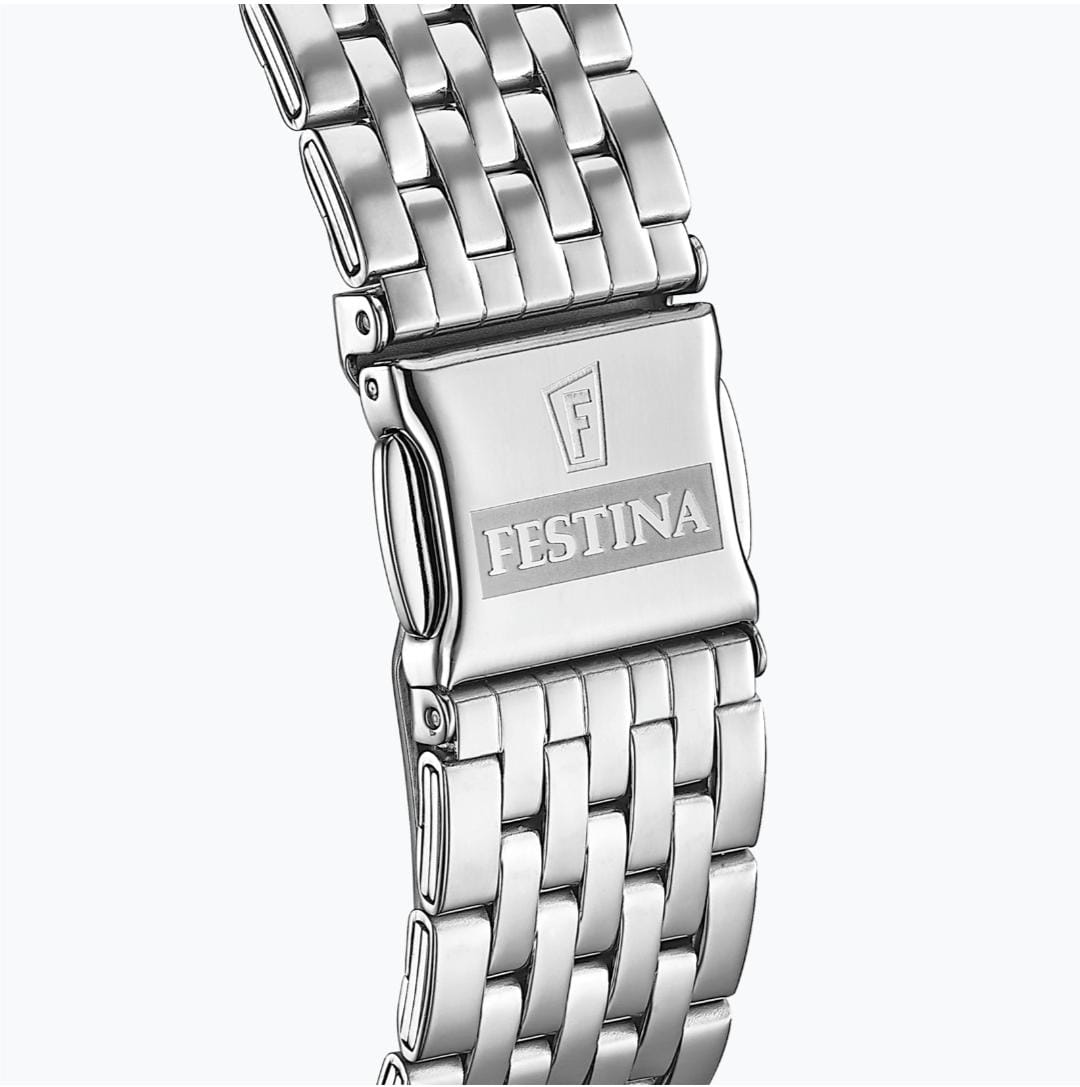 OROLOGIO FESTINA CLASSICS F16744/3 BLU CON CINTURINO IN ACCIAIO, UOMO