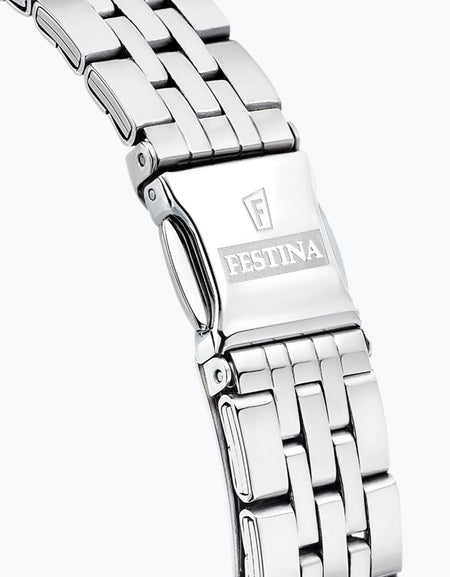 OROLOGIO FESTINA MADEMOISELLE F16867/4 AZZURO CINTURINO IN ACCIAIO INOSSIDABILE 316L, DONNA