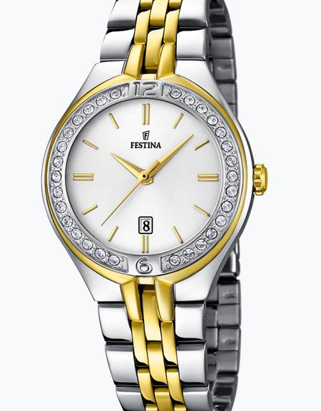 OROLOGIO FESTINA MADEMOISELLE F16868/1 ARGENTO CON CINTURINO IN ACCIAIO, DONNA