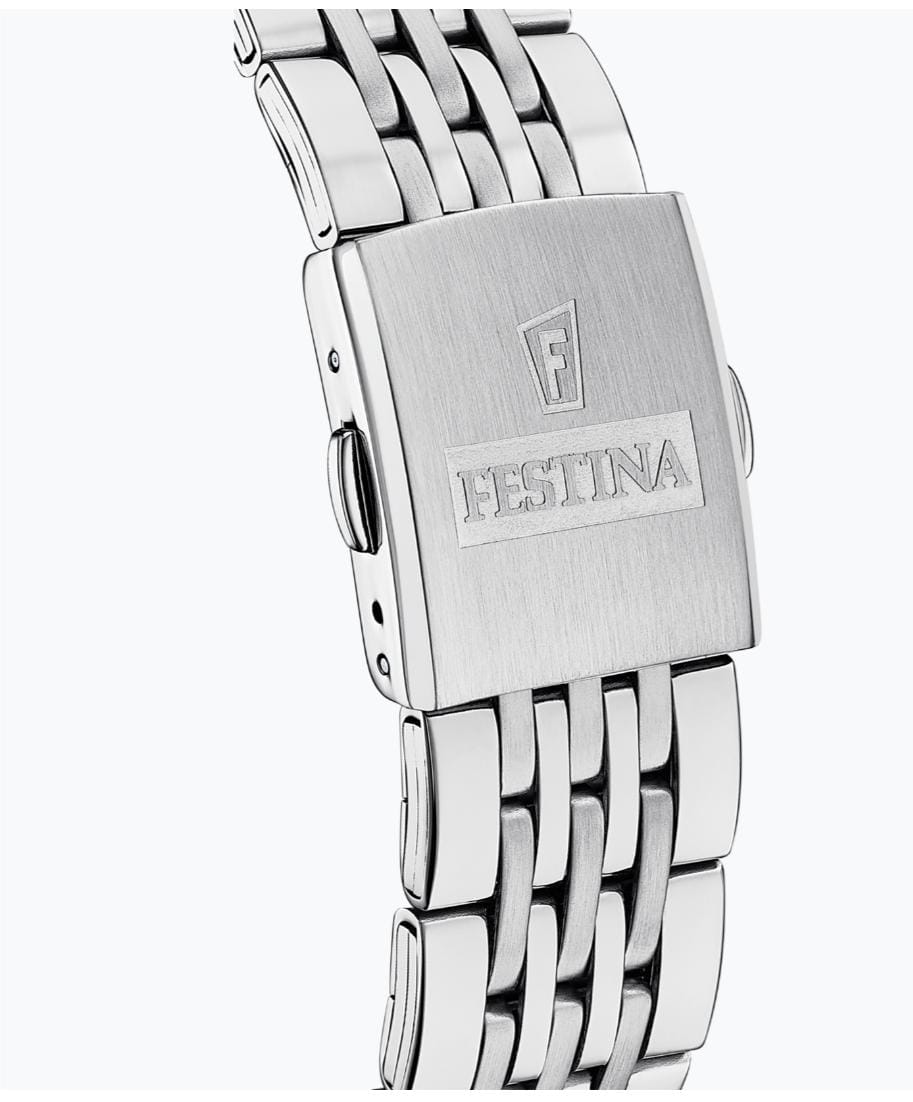 OROLOGIO FESTINA F20285/8 VERDE CON CINTURINO IN ACCIAIO, UOMO