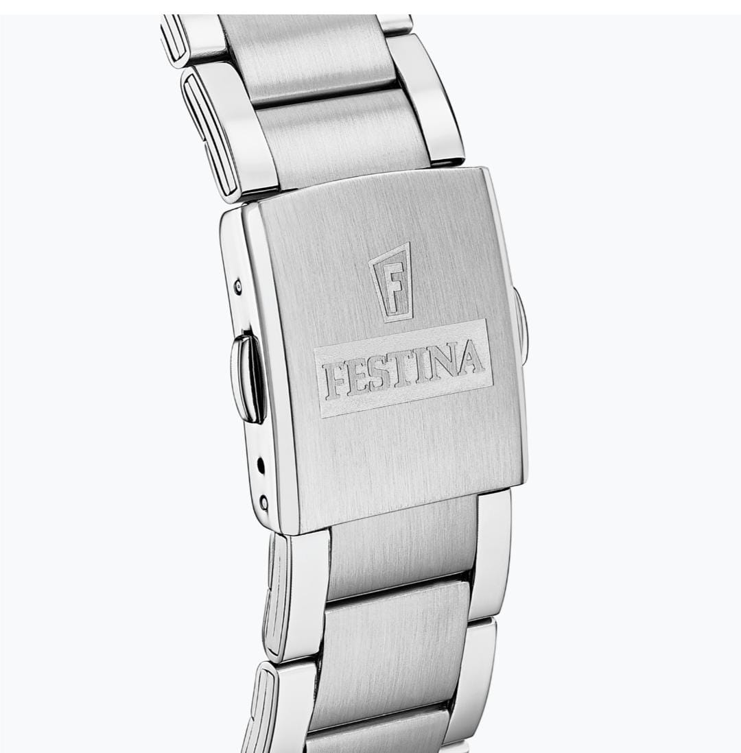 orologio FESTINA TIMELESS CHRONOGRAPH F20343/8NERO CINTURINO IN ACCIAIO