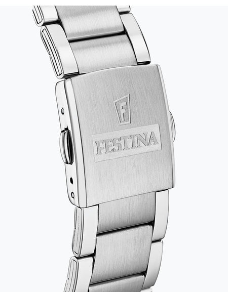 orologio FESTINA TIMELESS CHRONOGRAPH F20343/8NERO CINTURINO IN ACCIAIO