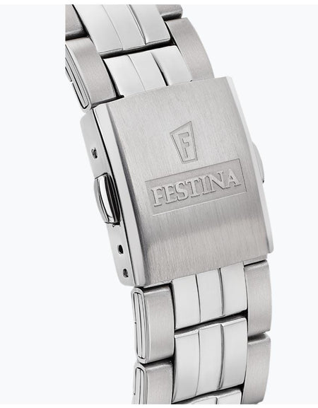 OROLOGIO FESTINA CLASSICS F20425/6 NERO CINTURINO IN ACCIAIO, UOMO