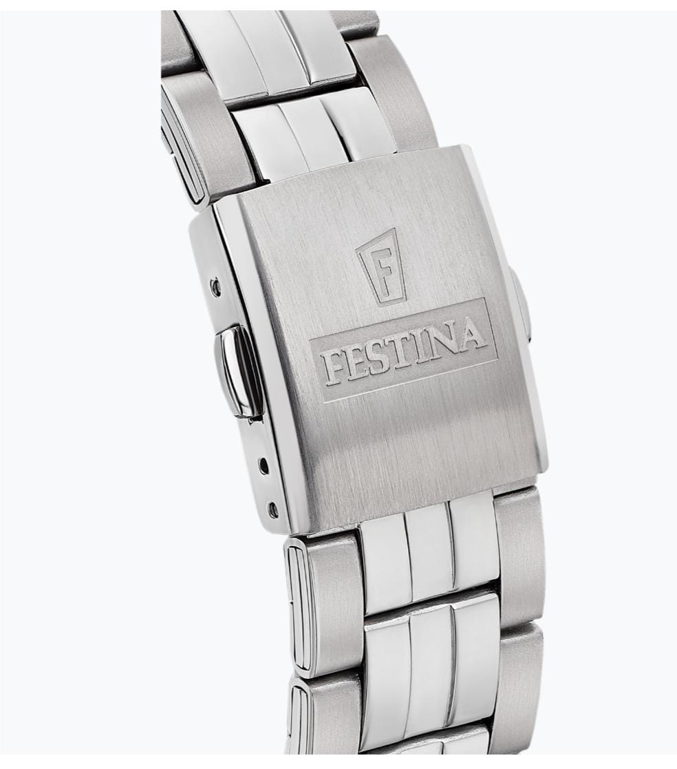 OROLOGIO FESTINA F20425/7 VERDE CON CINTURINO IN ACCIAIO, UOMO