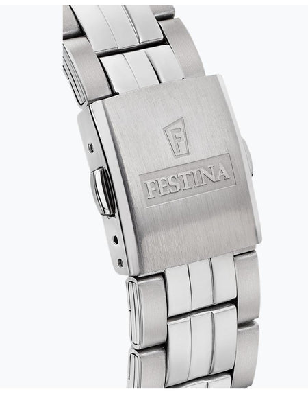 OROLOGIO FESTINA F20425/7 VERDE CON CINTURINO IN ACCIAIO, UOMO