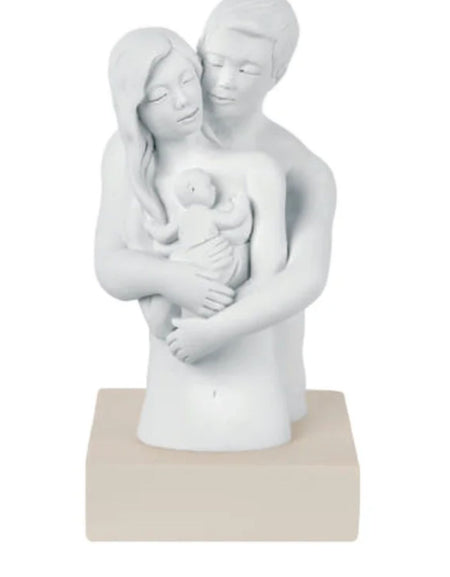 Scultura “Famiglia Abbraccio” – Amore e Tenerezza in Ceramica BONGELLI PREZIOSI