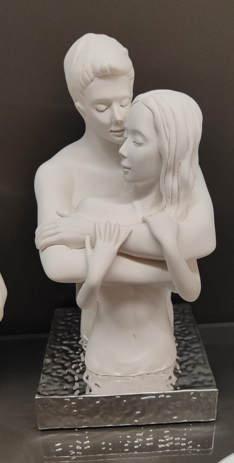 SCULTURA COPPIA ABBRACCIATA BONGELLI PREZIOSI