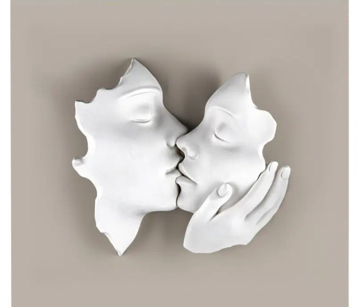 Bongelli quadro bacio pannello nocciola 50×50 cod. ME2615/2N