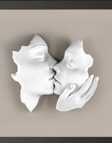 Bongelli quadro bacio pannello nocciola 50×50 cod. ME2615/2N