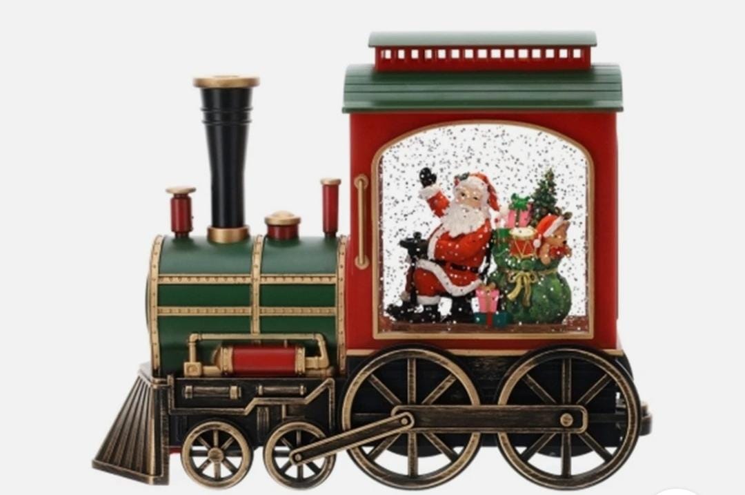 Hervit  Treno Babbo Natale led 40x9xh20cm