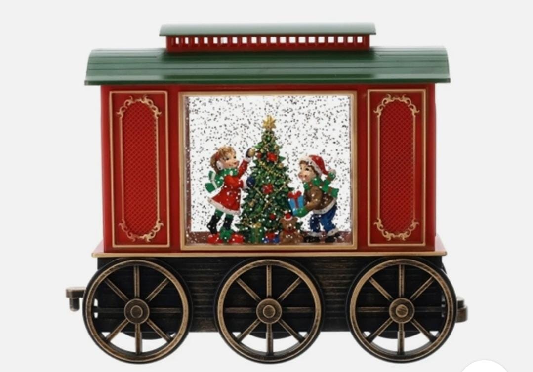 Hervit  Treno Babbo Natale led 40x9xh20cm