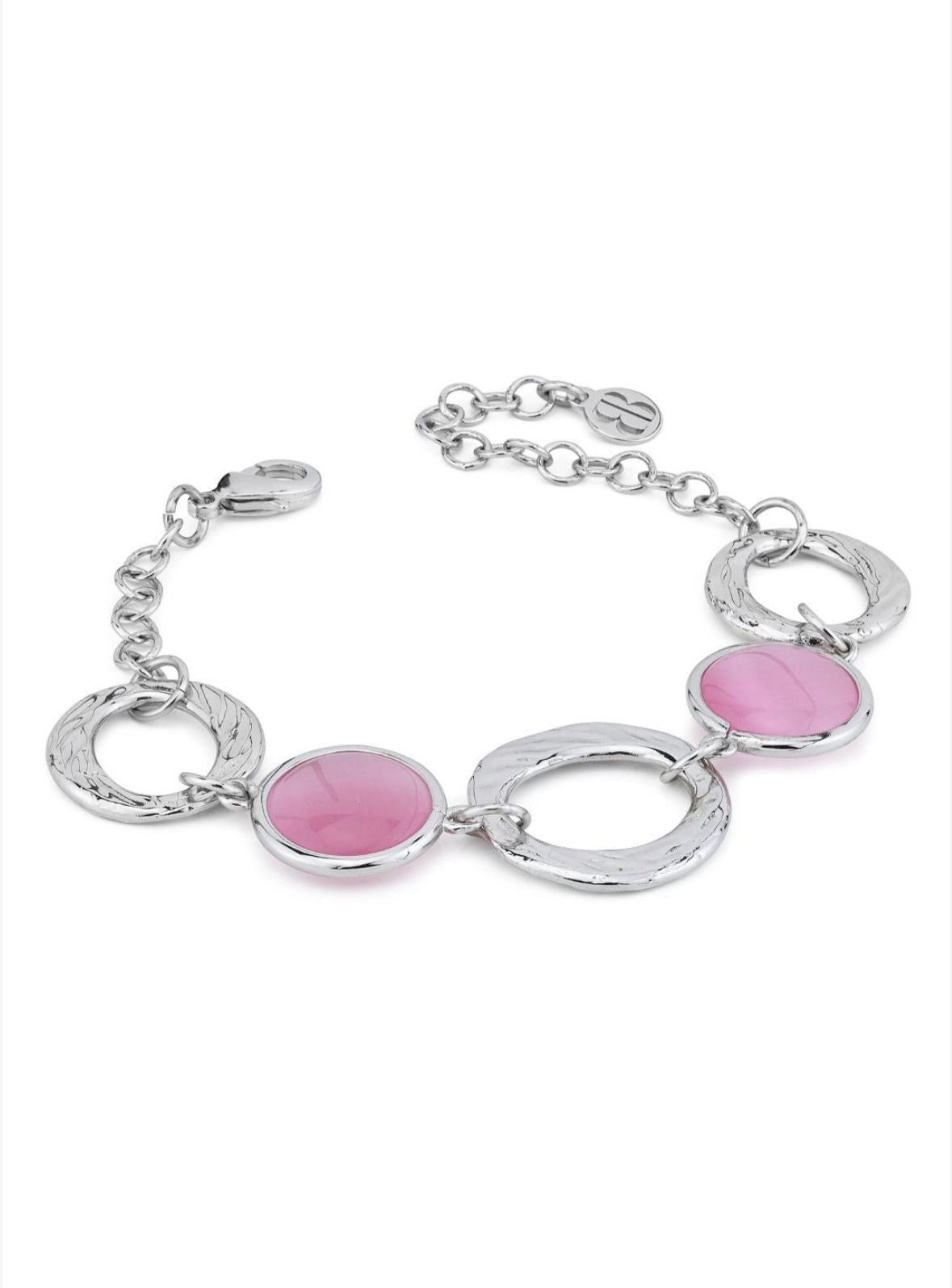Bracciale con cristalli rosa chiaro BOCCADAMO