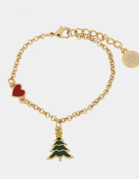 Bracciale in Metallo albero di Natale BYSIMON