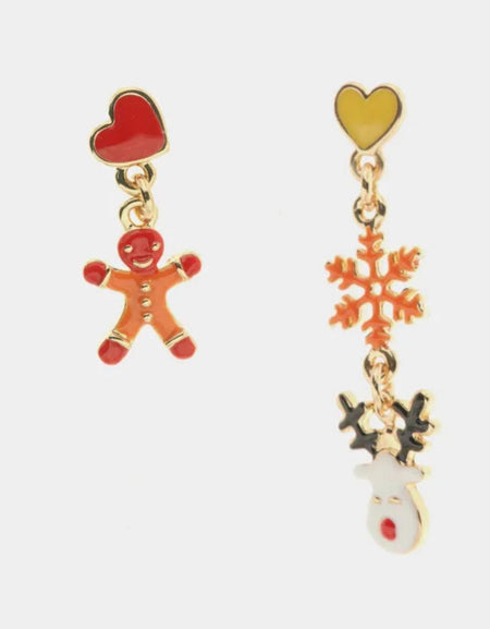 Orecchini in Metallo con pendenti natalizi BYSIMON