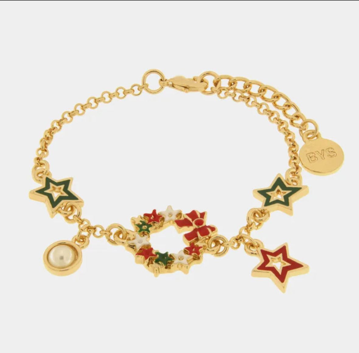 Bracciale in Metallo ghirlanda di stelle colorate BYSIMON