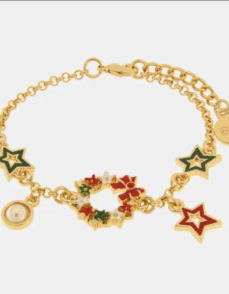 Bracciale in Metallo ghirlanda di stelle colorate BYSIMON