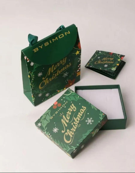 Collana in Argento 925 con albero di Natale impreziosito da zirconi multicolore BYSIMON