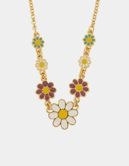 Collana in Metallo con margherite colorate AMOCAPRI