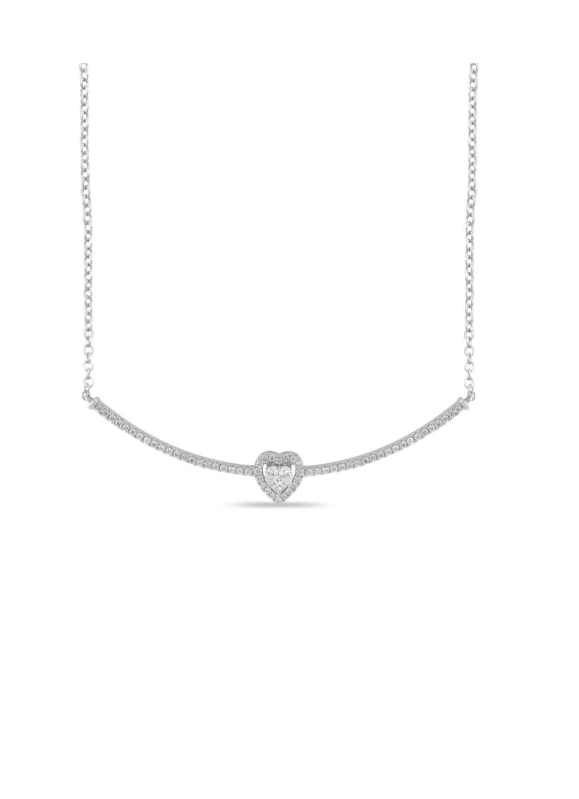 Collana SALVINI in oro bianco 18kt con diamanti