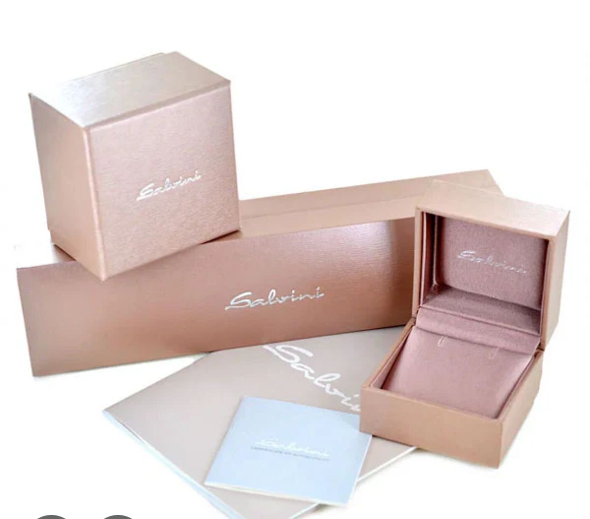 Anello SALVINI in oro bianco 18kt e diamanti