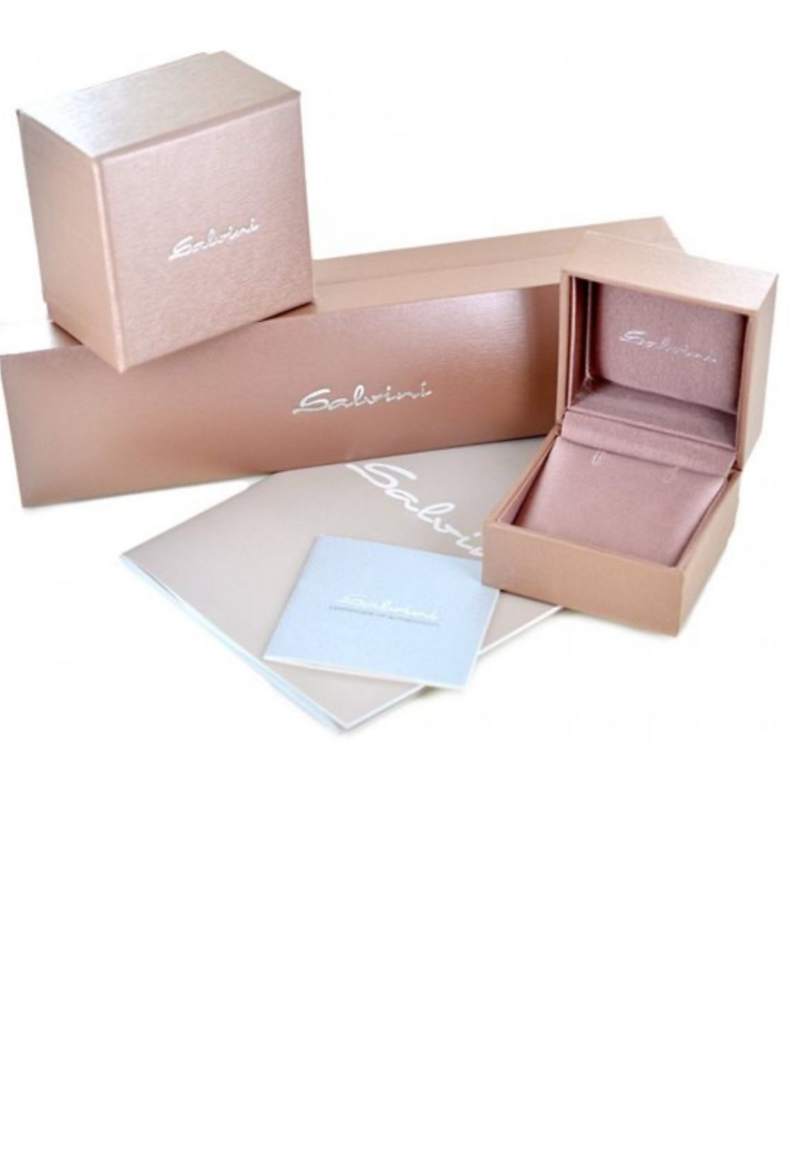 Anello Veretta SALVINI in oro bianco 18kt e diamanti