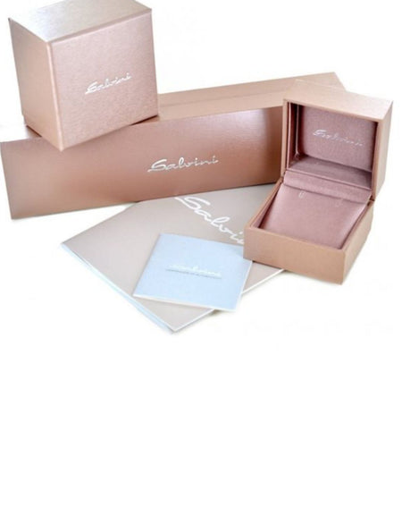 Anello Veretta SALVINI in oro bianco 18kt e diamanti