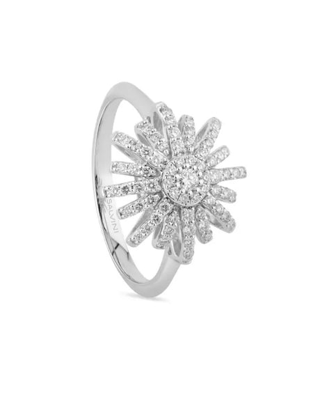 Anello SALVINI in oro bianco 18kt e diamanti