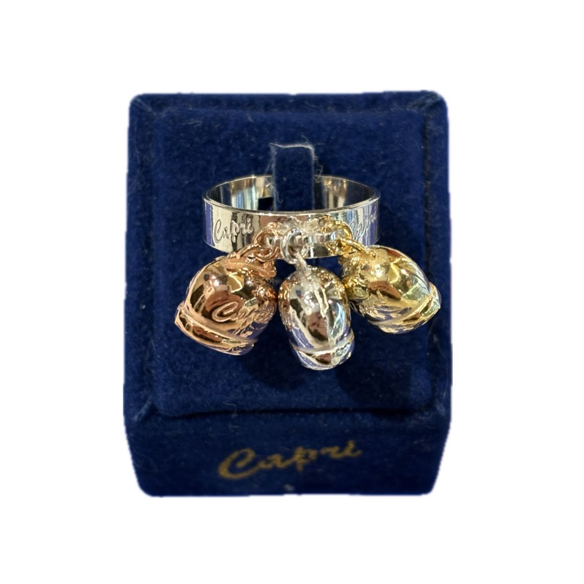 Anello regolabile 3 campanelle argento 925 CAPRI byMeg