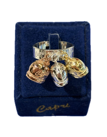 Anello regolabile 3 campanelle argento 925 CAPRI byMeg