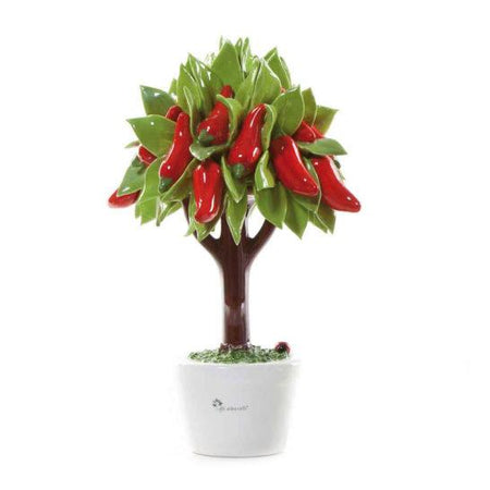 Pianta natura in ceramica peperoncino – GLI ALBERELLI