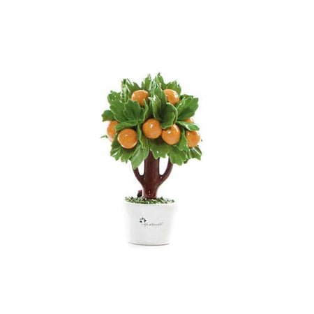 Pianta natura in ceramica arancio – GLI ALBERELLI