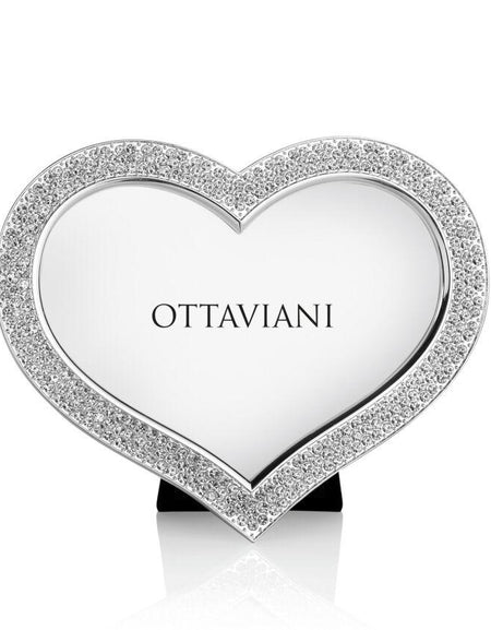 OTTAVIANI - Portafoto con strass "cuore"
