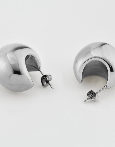 BOCCADAMO MYA Orecchini Mezza Luna Rodiati