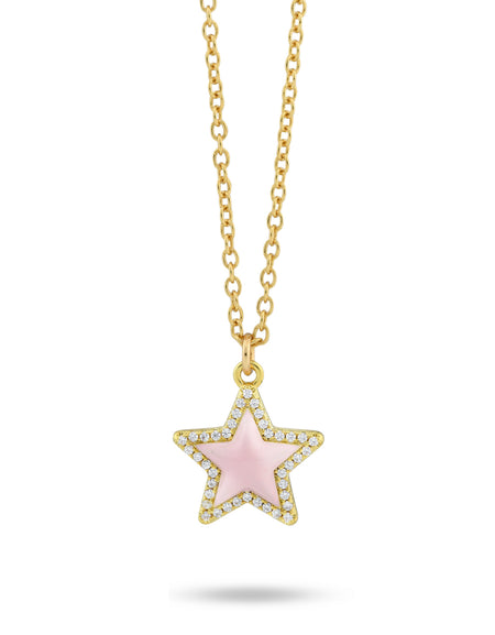 BOCCADAMO MYA Collana Mira con Stella smalto Rosa