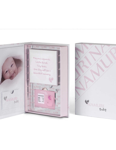 NAMURI BABY Cofanetto Blister Ciondolo Ciuccio Rosa con Diamante 0.03ct