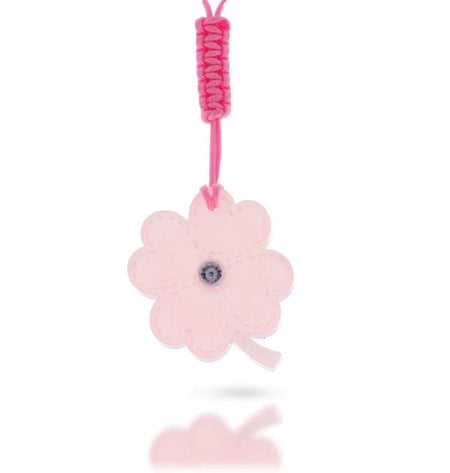 NAMURI BABY Cofanetto Blister Ciondolo Quadrifoglio Rosa con Diamante 0.03ct