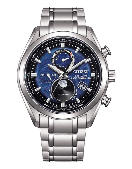 CITIZEN Orologio Uomo Radiocontrollato Tsuki-yomi Moon Phase 1010-81L