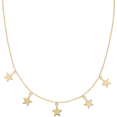 Collana Donna AMEN Oro 9kt con Stelle