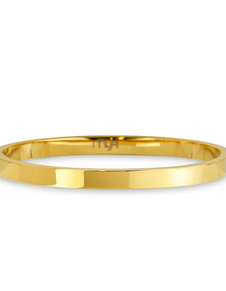 BOCCADAMO MYA Bracciale Rigido Manetta Dorato 5mm