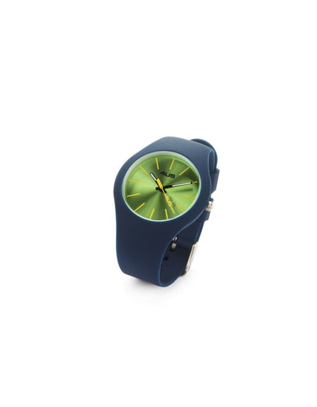 4US Cesare Paciotti Orologio Uomo in Silicone blu e verde