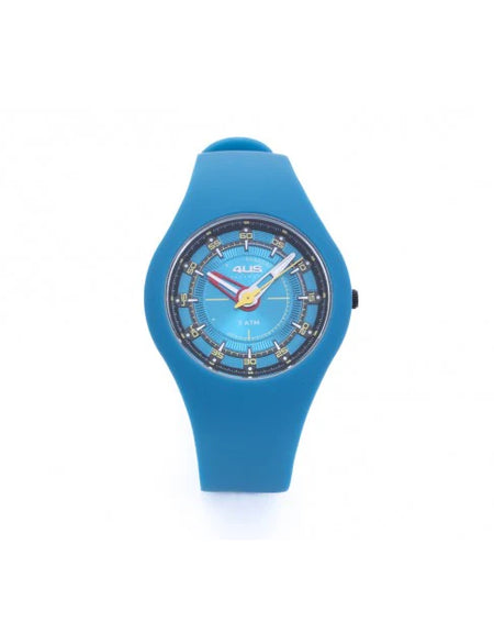 4US Cesare Paciotti Orologio in Silicone Blu chiaro