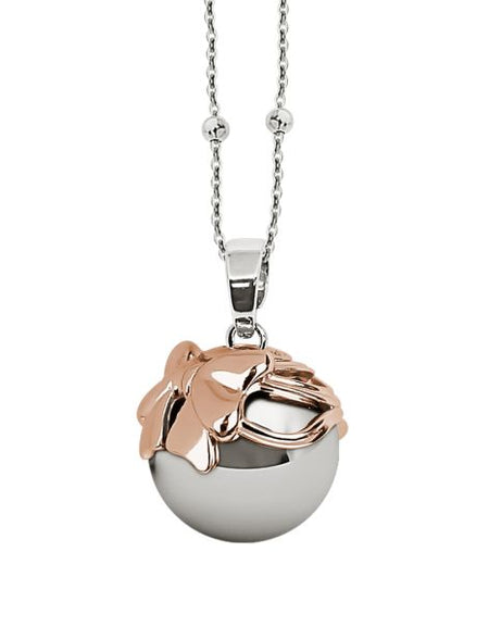 BOCCADAMO MYA Collana Chiama Angeli Grande con Fiocco Rosè