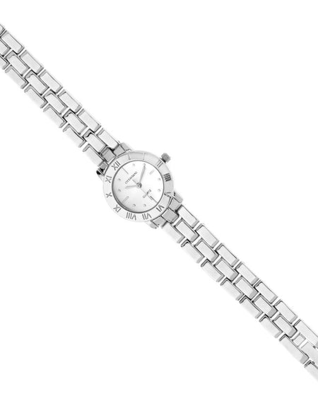 OTTAVIANI Orologio Donna Solo Tempo Numeri Romani Quadrante Silver