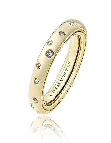 Anello Donna CHIMENTO FOREVER Brio in Oro Giallo 18kt e Diamanti