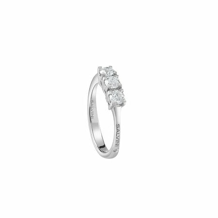 Anello Donna SALVINI Battito Trilogy in Oro bianco 18k e Diamanti