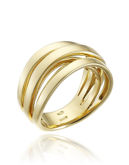 Anello Donna CHIMENTO STRETCH NUVOLA in Oro Giallo 18kt