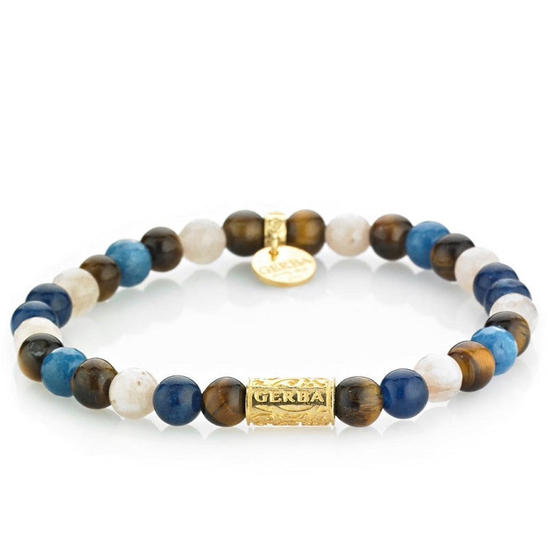 Bracciale Uomo GERBA JEWELS ELIAS Stone collection Argento 925