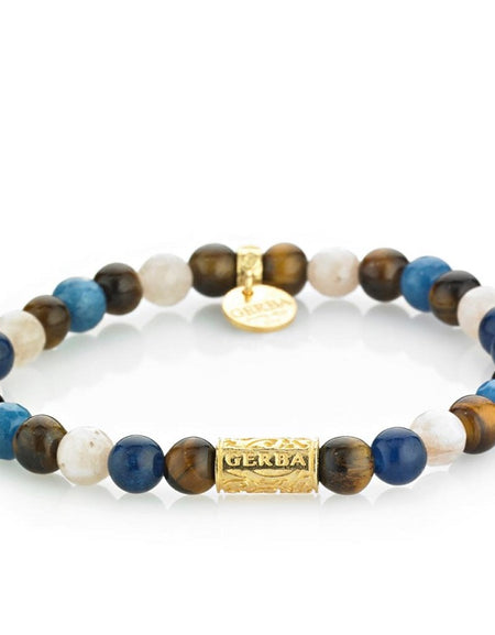 Bracciale Uomo GERBA JEWELS ELIAS Stone collection Argento 925